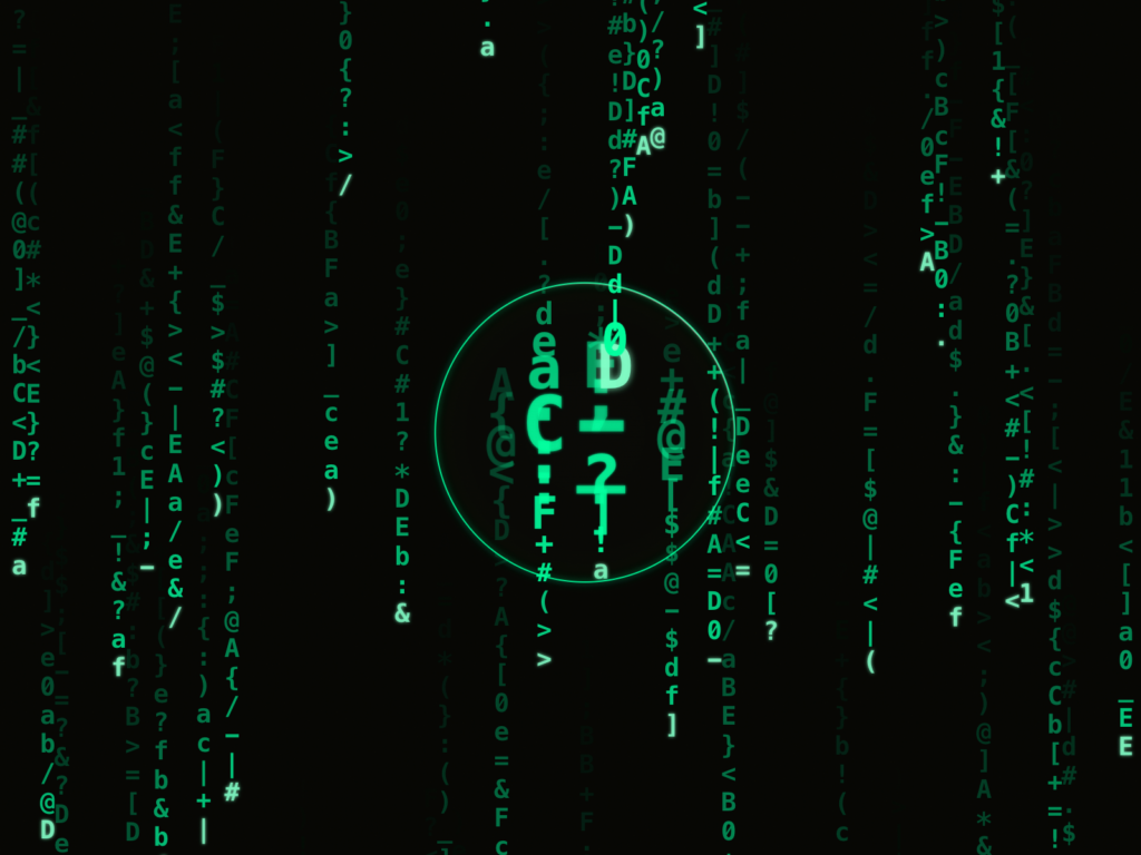 Green Matrix rain cursor effect for Framer